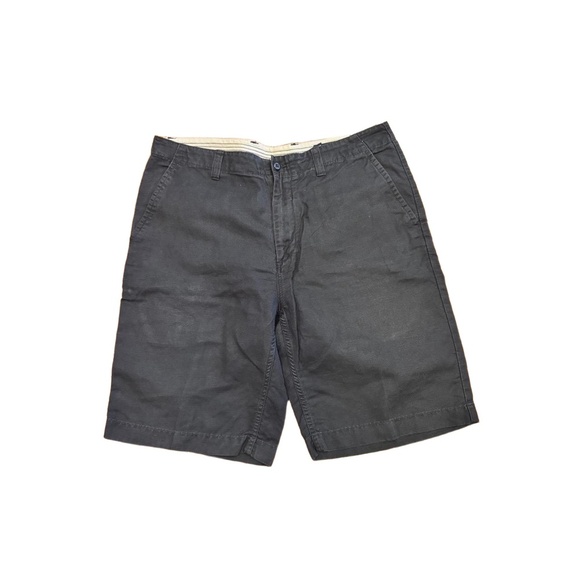 Cremieux Gray Chino Style Shorts Button Zip Belt Loops Mens Size 38 - Picture 1 of 4